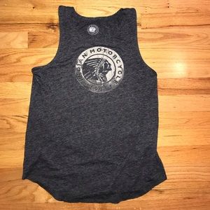 Vintage motorcycle logo tank top